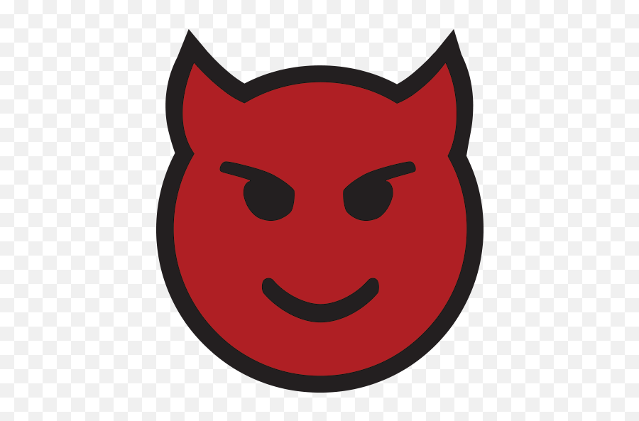 Smiling Face With Horns - Zhu Dayu Culture Museum Emoji,Devil Emoji