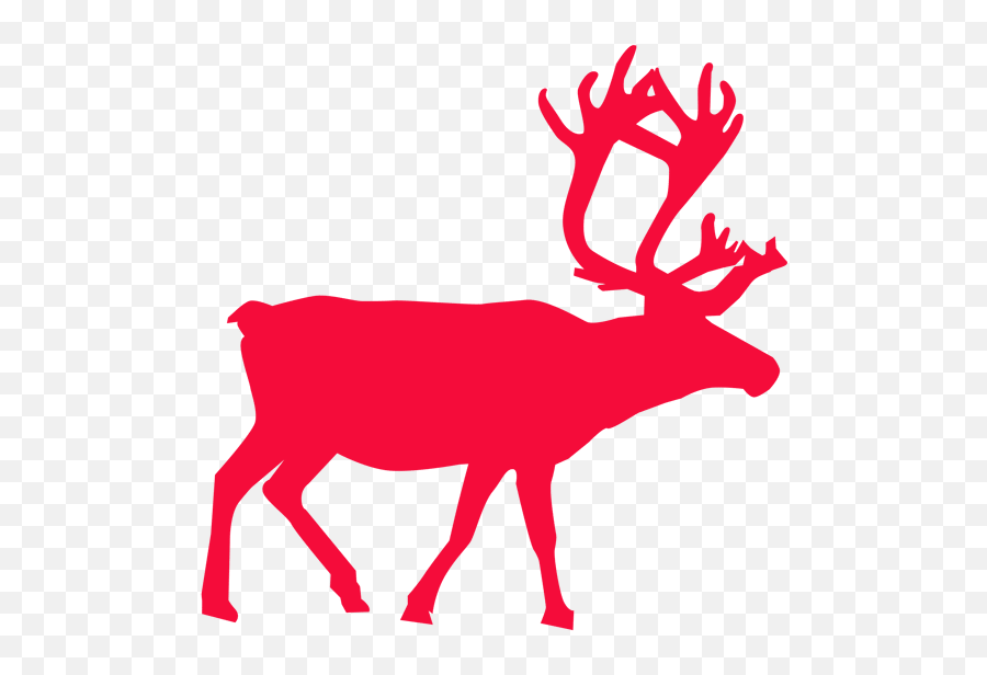 Our Reindeer - Gower Fresh Christmas Trees Reindeer Silhouette Emoji,Deer Emoticon Facebook