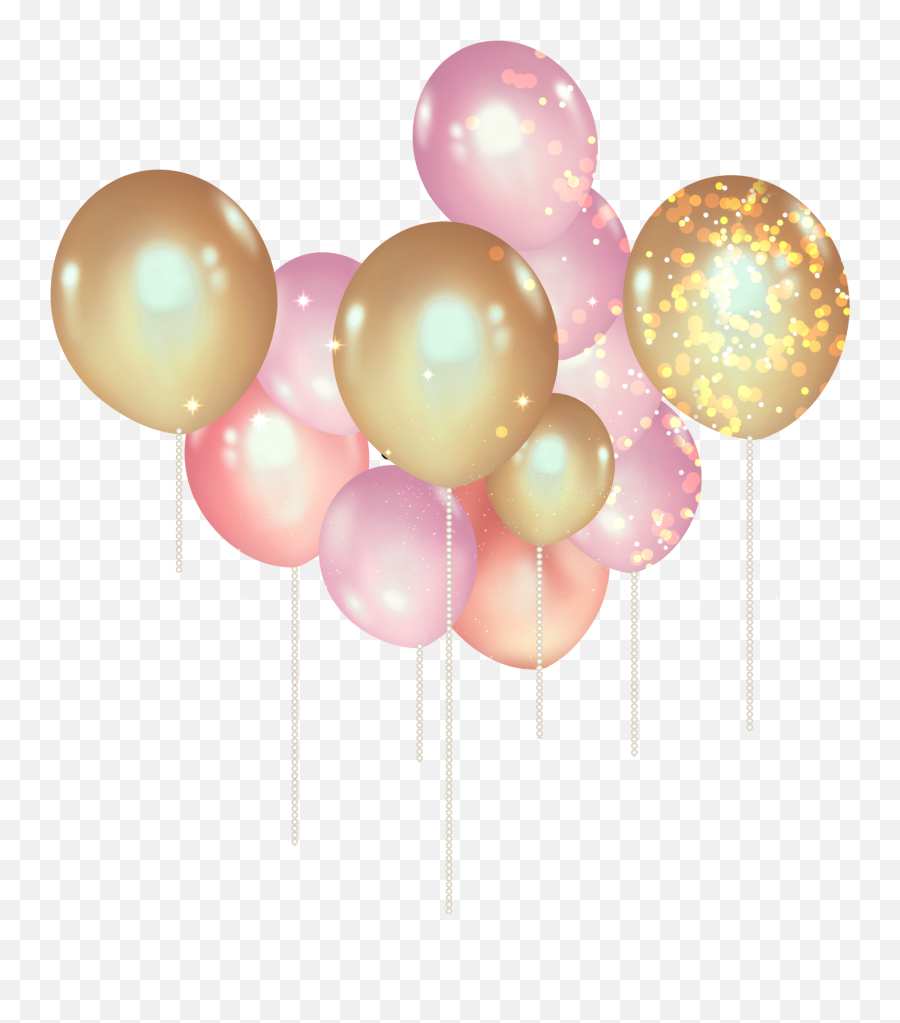 Balloons Pinkballoons Sticker - Birthday Emoji,Glam Emoji Birthday Party