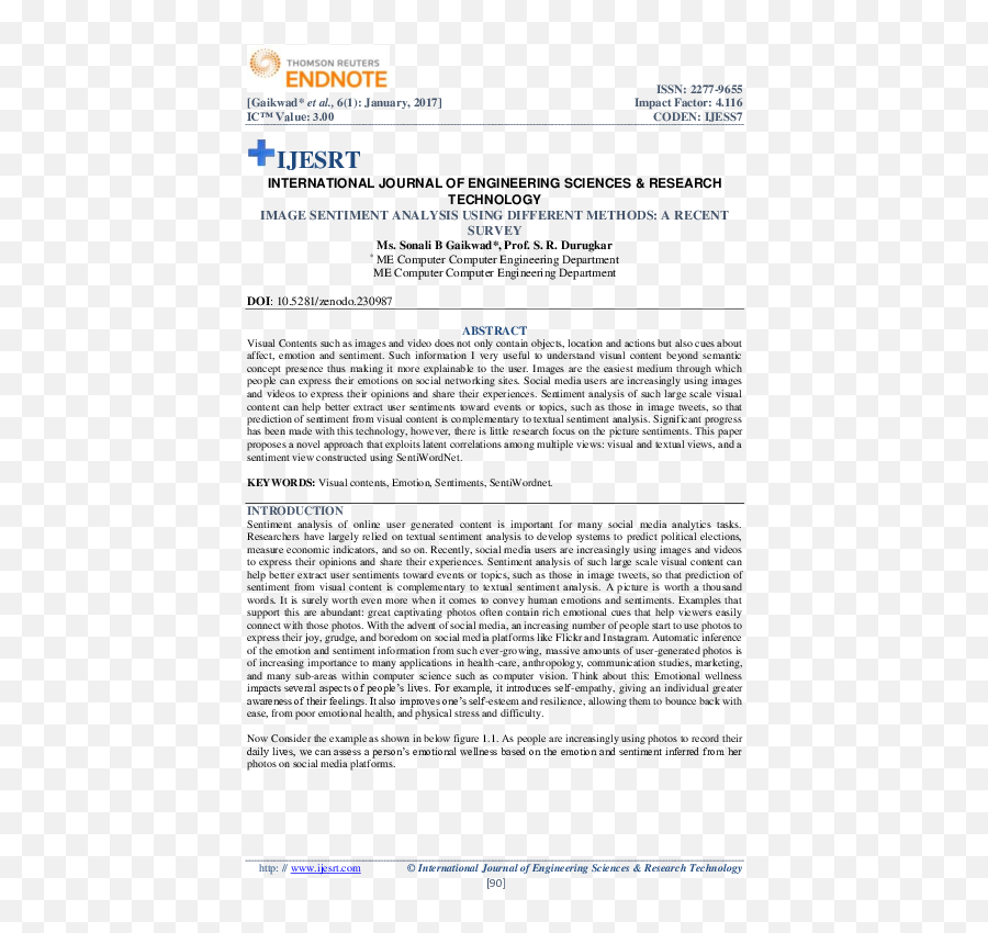 Pdf Image Sentiment Analysis Using Different Methods A - Study On Stress Management Among Students Emoji,How Do Your Friends On Social Media Disclose Your Emotions?