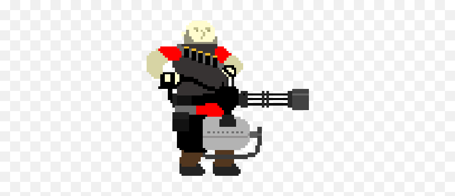 Pikachu Pokemon Fries Burger Pixel Art Red Tf2 8 Bit Lowgif - Fictional Character Emoji,Tf2 Emojis Heavy