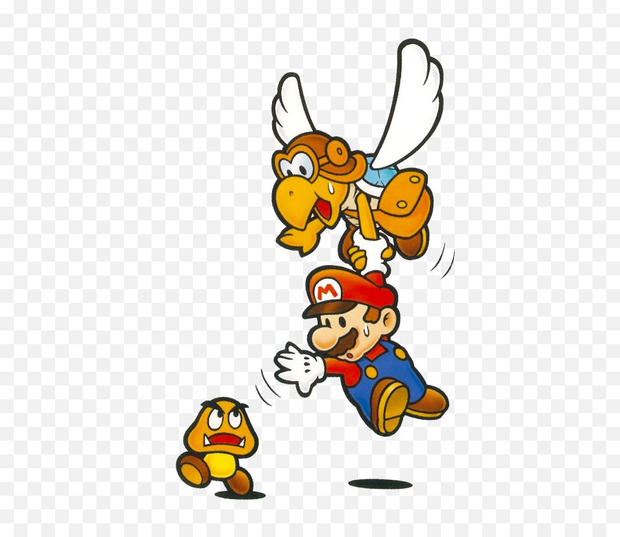 Party Members Ranked Paper Mario Nintendo 64 U2014 Hpcritical - Paper Mario Parakarry Emoji,Mario Bomb Emoticon Transparent