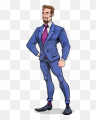 Pop Art Businessman Cartoon Vector Character Vector Cartoon Character Graphicmama - Businessman Cartoon Emoji,Comic Art With Lines Showing Emotions