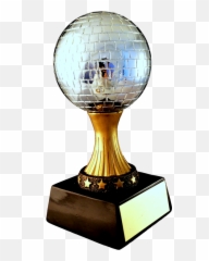Mirror Ball Resin Trophy - For Golf Emoji,Emoji Swimming Mirror
