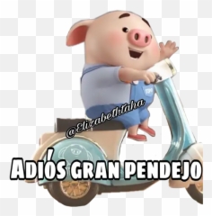 Pig U2022emomar Stickers Para Whatsapp - Happy Emoji,Pusheen Scooter Emoji