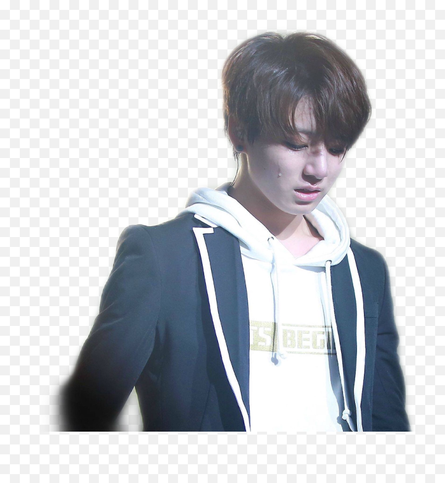 Download Hd Jungkook Koreaboy Korea Sad Bts Freetoedit - Sad Bts Emoji,Crying Face Emoji Korean