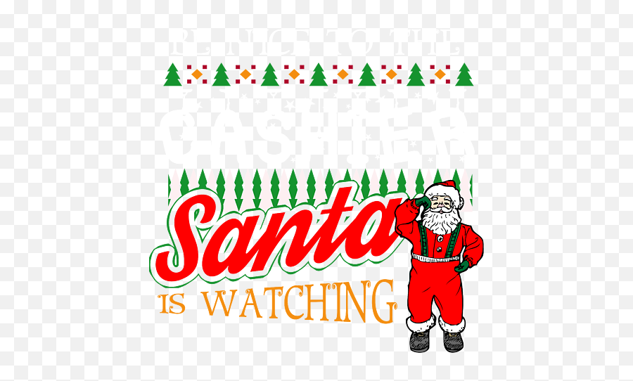 Christmas Cashier Santa Says Be Nice To The Cashier Fleece Blanket - Fictional Character Emoji,Christmas Emoji Pillow