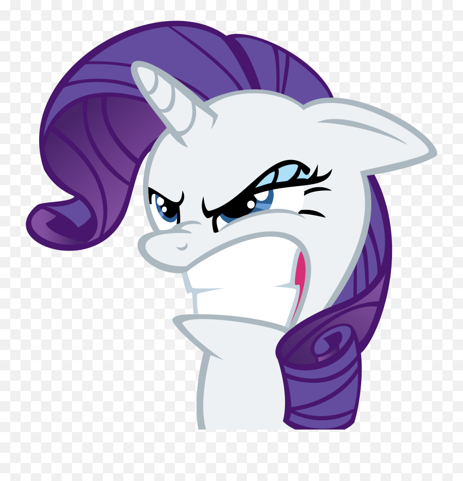 Mlp Rarity Funny Face - Rarity My Little Pony Face Clipart Rarity Funny Face Emoji,My Little Pony Applejack Emoticon
