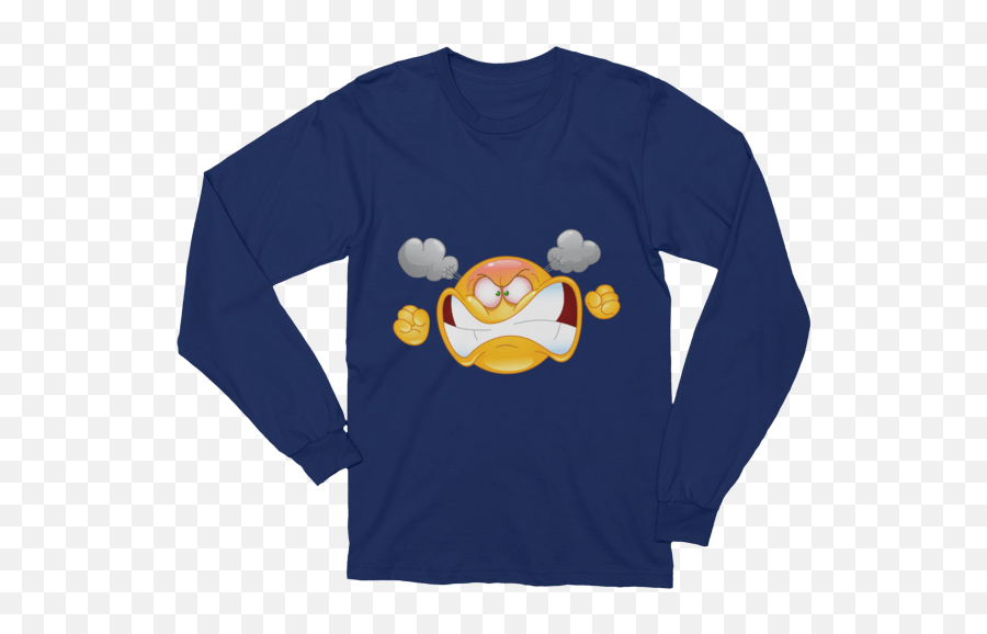 Unisex Furious Emoji Long Sleeve T,Furious Emoji Unisex Furious Emoji Long Sleeve T,Furious Emoji
