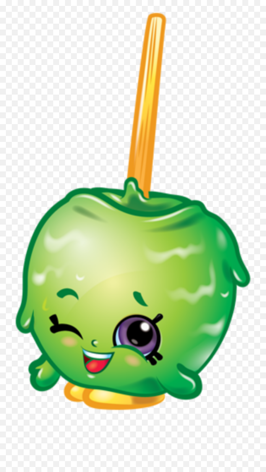 Mq Green Apple Fruit Emoji Sticker - Cartoon Character Shopkins Season One,Apple Fruit Emoji