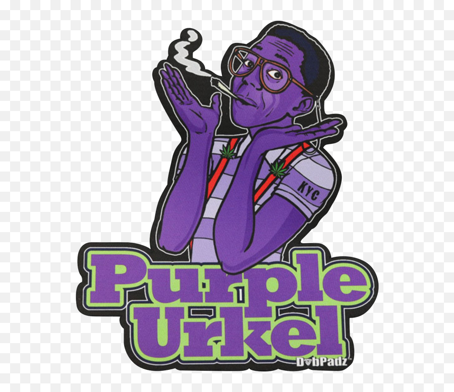 Dabpadz Purple Urkel Die Cut Dab Mat - Purple Urkle Emoji,Is There A Dab Emoji