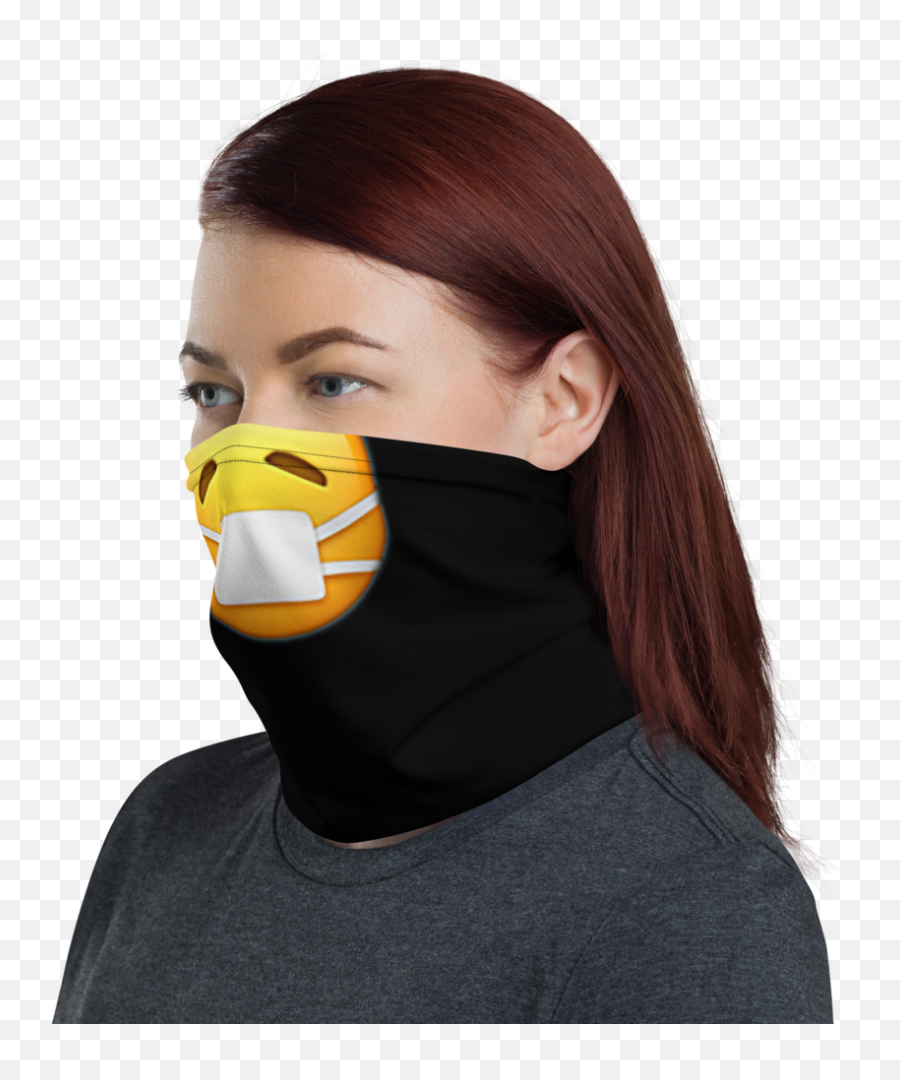 Emoji Mask Mask Cia Neck Gaiter U2013 Cannabis Incognito - Gaiter Black,T Bone Emoji