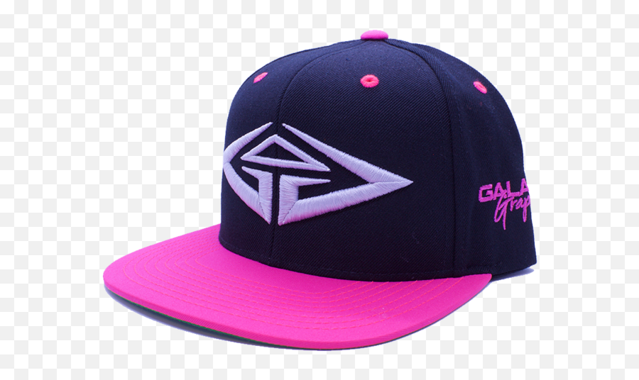 Gg Silver Black And Neon Pink Snapback - Black Pink Purple Snapback Emoji,Snapback Hats Galaxy With Emojis
