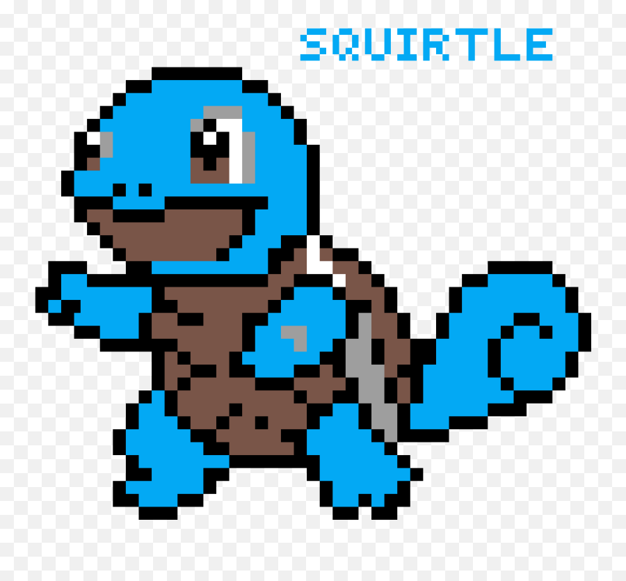 Pixilart - Pokemon Squirtle Pixel Art Emoji,Squirtle Emojis