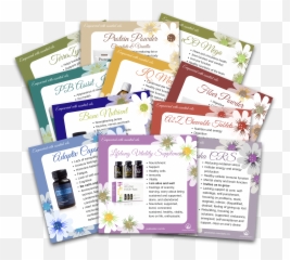 Supplements Info Cards Pdf Printable - Decorative Emoji,Essential Oils Emotions Brain Chart