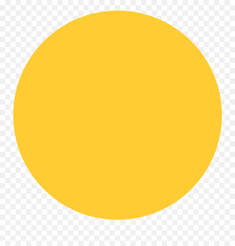 Sun Emoji - Dark Yellow Colour Circle,Emoji Symbols For Sunshine