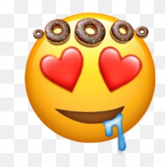 Followme Emoji Picsartlove Food Sticker By Sarettalu 19 - Happy,Emoticon With Food