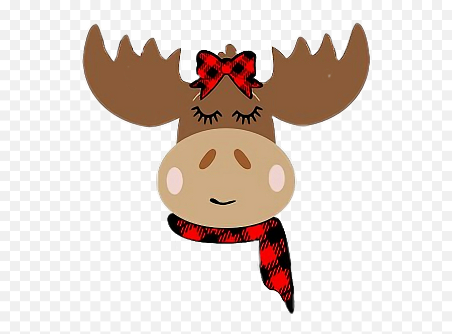 Moose Cute Babymoose Sticker - Cartoon Easy Cute Moose Emoji,Moose Emoji