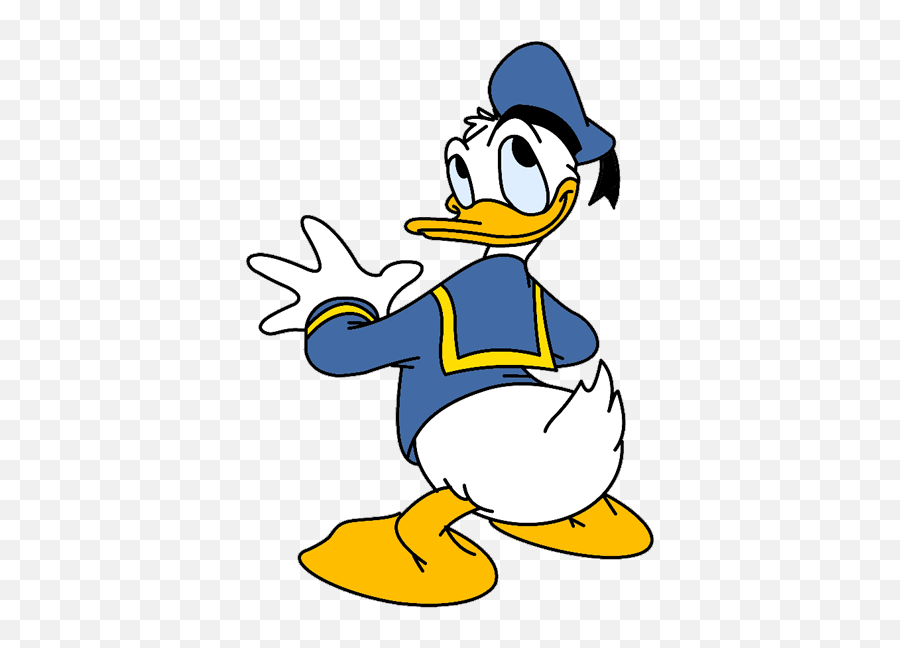 Disney Donald Duck Clip Art Dromgbl Top - Back Of Donald Duck Emoji,Donald Duck Emoji