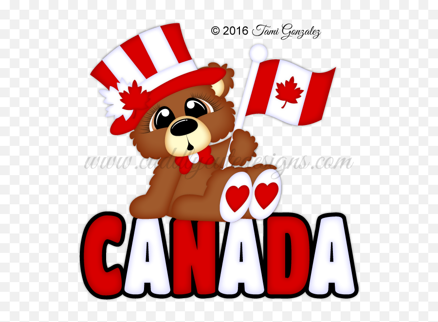 Teddy Bear Cartoon - Canada Bear Cartoon Emoji,Teddy Bears Svg Emoticon Set
