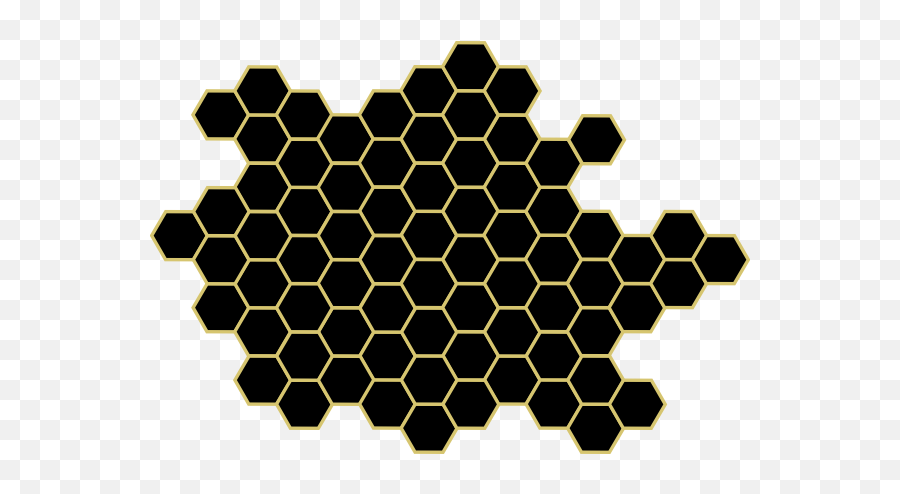 Free Honeycomb Vector Black And White Download Free Clip - Honeycomb Pattern Honey Comb Clip Art Emoji,Hexagon Emoji