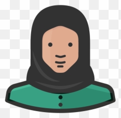 Muslim Woman Icon - Female Muslim Icon Clipart Full Size Emoji,Emoji Female Icon Png