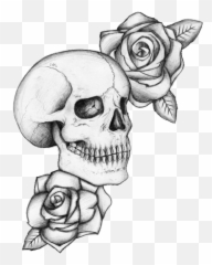 Skull Flower Sticker - Skull Flower Love You To Death Emoji,Skull Blue Tear Skull Emoji