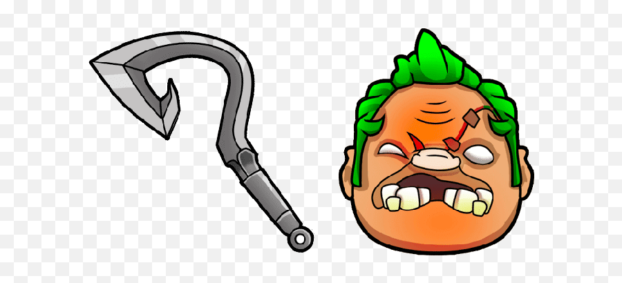 Pudge Cute Cursor Emoji,Juggernaut And Windranger Emoticons