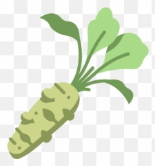 The Garden Factory Emoji,Daikon Emoji