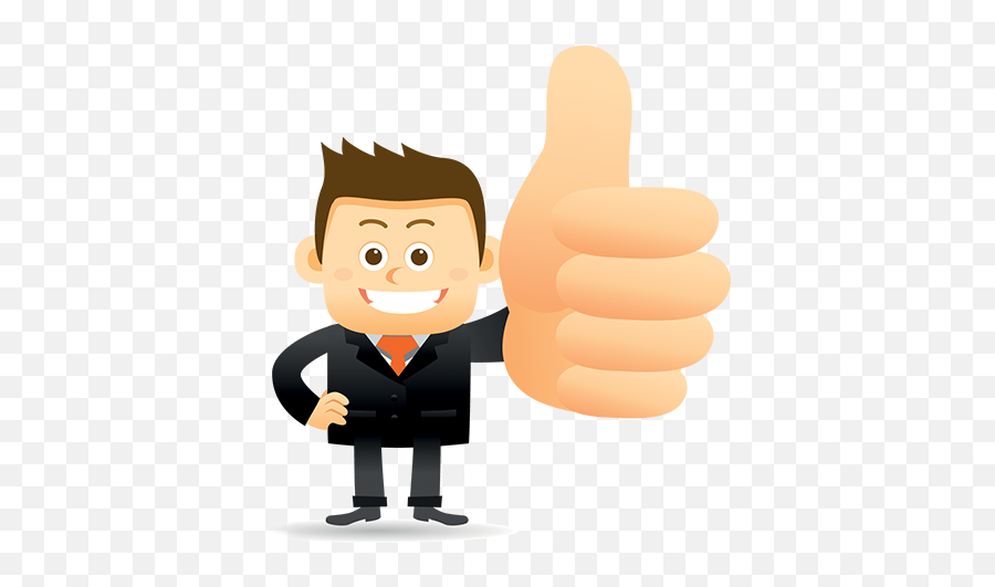 Cartoon Thumbs Up Png Transparent Png - Satisfied Customer Satisfaction Png Emoji,Animated Thumbs Up Emoji