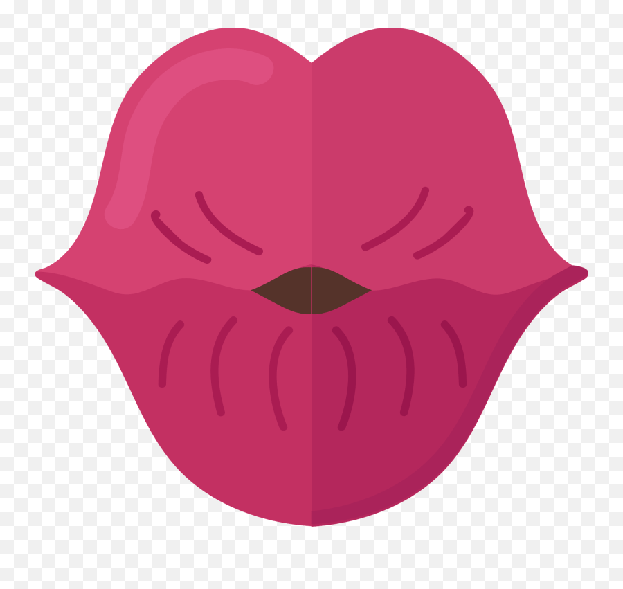 Kiss Clipart Free Download Transparent Png Creazilla - Girly Emoji,Red Lip Emoji