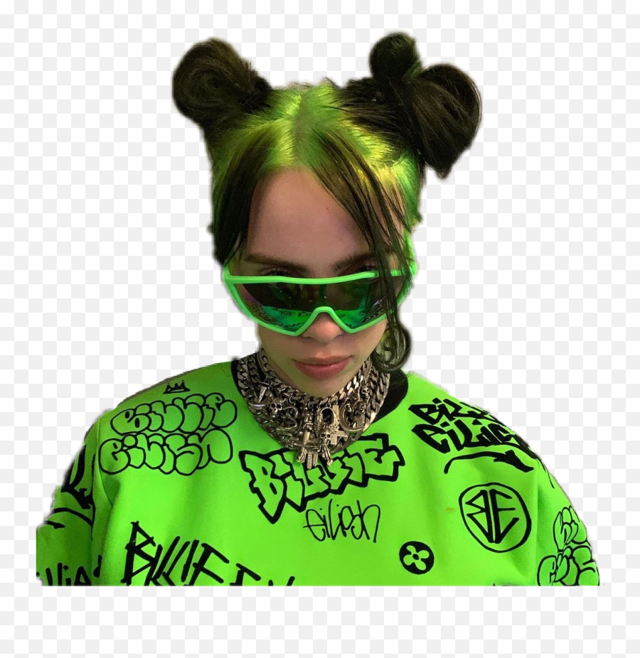 The Most Edited New Photo Picsart - Billie Eilish Png Green Emoji,Emoji Badges Imvu