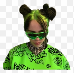 The Most Edited New Photo Picsart - Billie Eilish Png Green Emoji,Emoji Badges Imvu