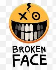 Reviews Broken Face Comics - Broken Fce Emoji,Disappoint Emoticon