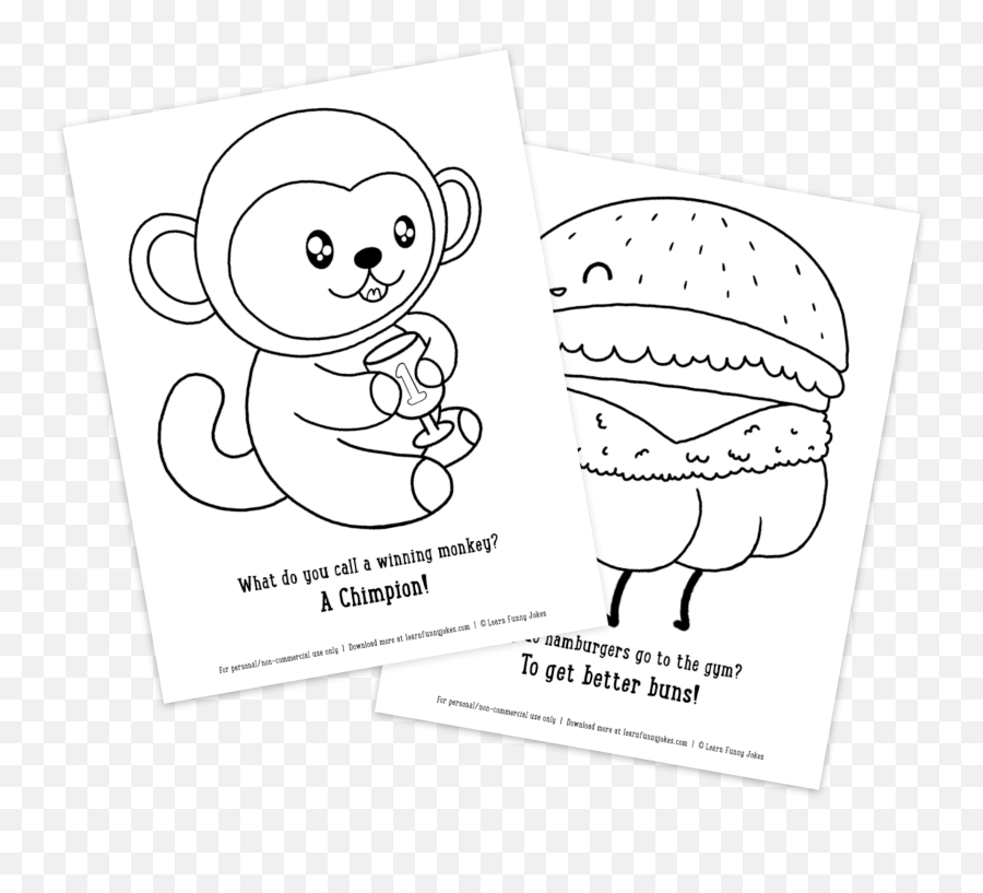 Learn Funny Jokes - Funny Kids Jokes And Dad Jokes Dot Emoji,Free Emotion Coloring Pages