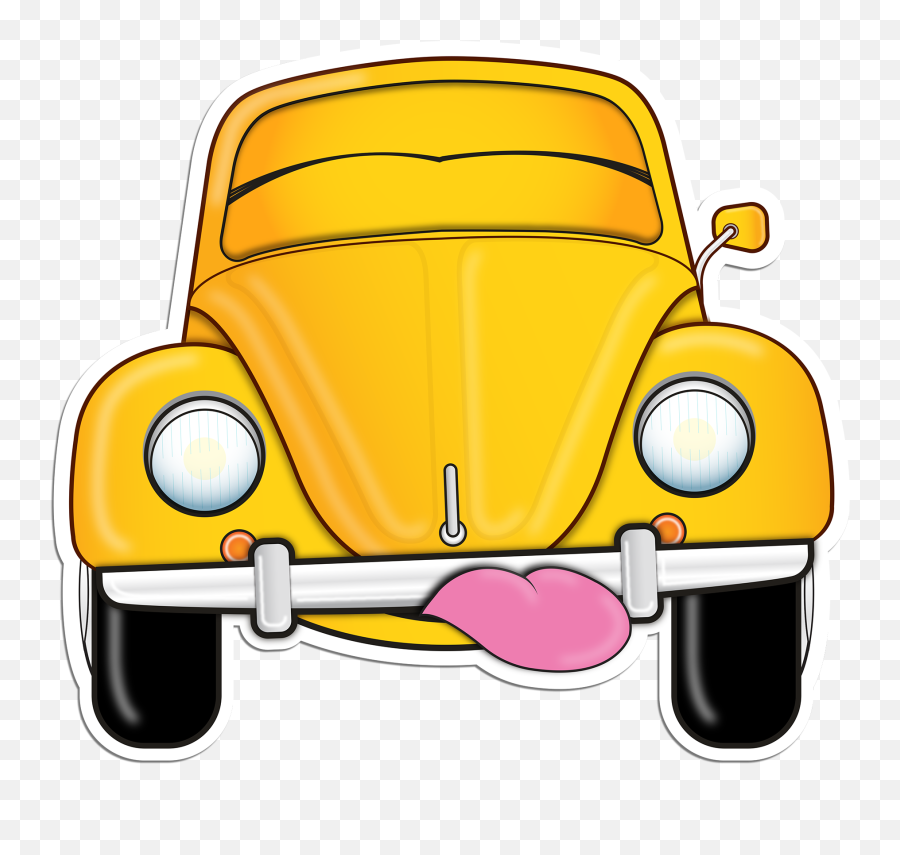 Volkswagen - Automotive Paint Emoji,Emoticon Saca La Lengua