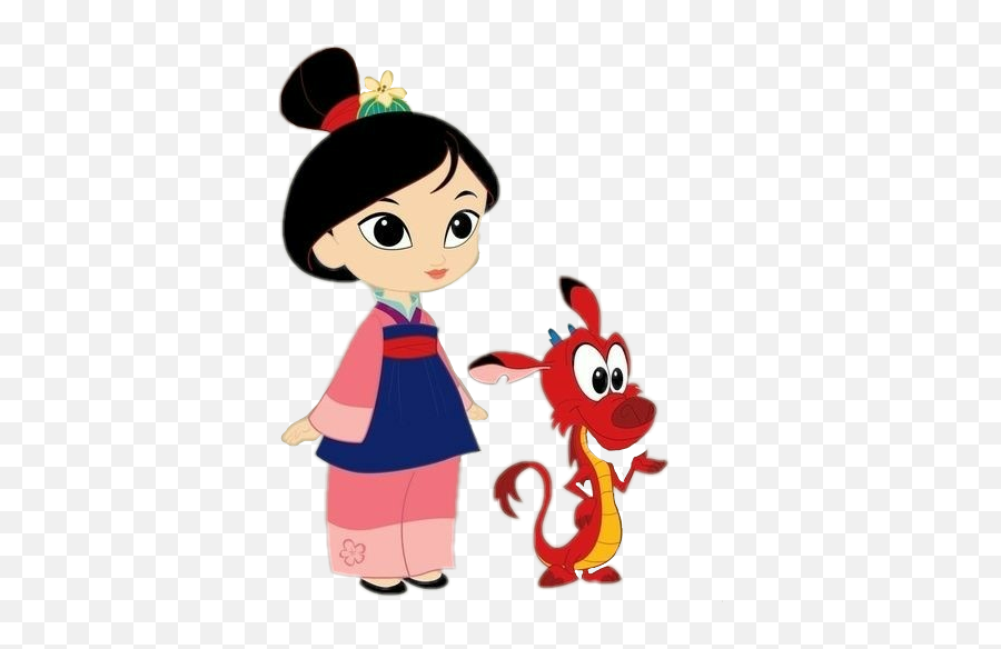 Mulan Disney Princess Princesas Sticker - Mulan Y Mushu Png Emoji,Disney Emoji Mulan