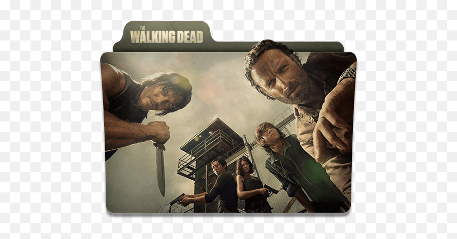 The Walking Dead Folder Icon Season 4 - Walking Dead Folder Icon Emoji,Emoji Walking Dead