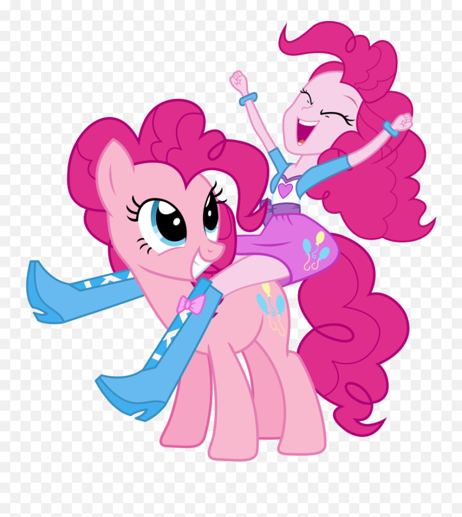 Did Pinkie Follow Twilight To The Human World In The First - Pinkie Pie And Pinkie Pie Emoji,Pinkie Pie Emoji