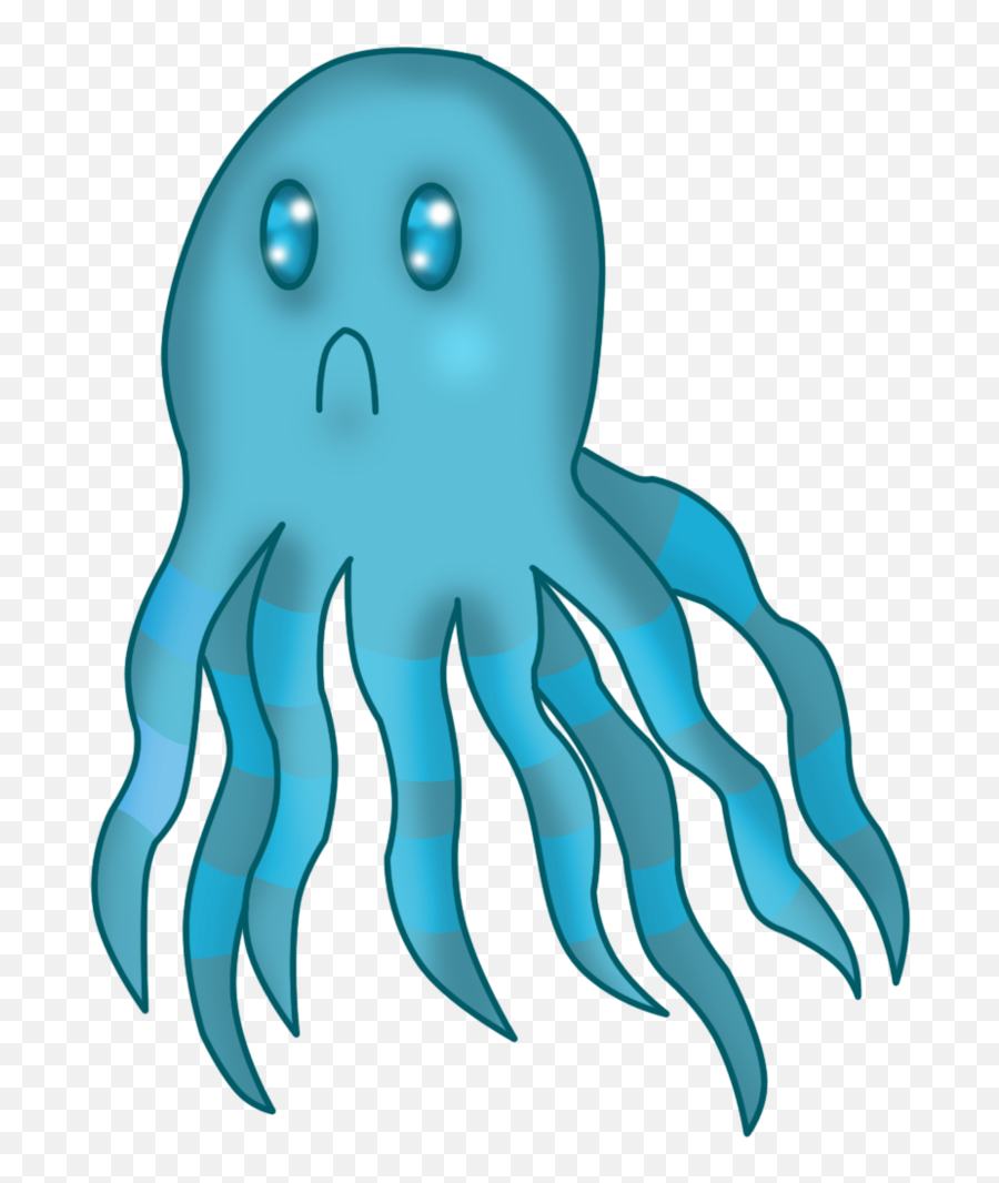 Octopus Clipart Sad Octopus Sad Transparent Free For - Sad Octopus Png Emoji,Octopus Emoji