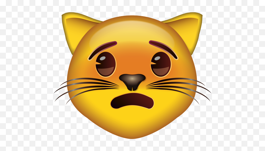 Emoji U2013 The Official Brand Slightly Frowning Cat Face - Frowning Cat Emoji,Frown Emoji