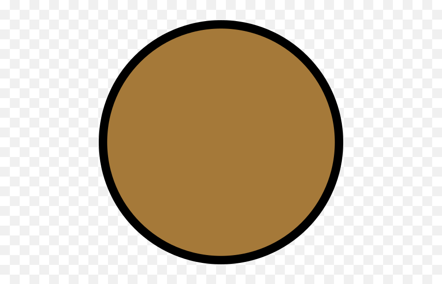 Brown Circle - Emoji Meanings U2013 Typographyguru Brown Circle,Brown Emoji
