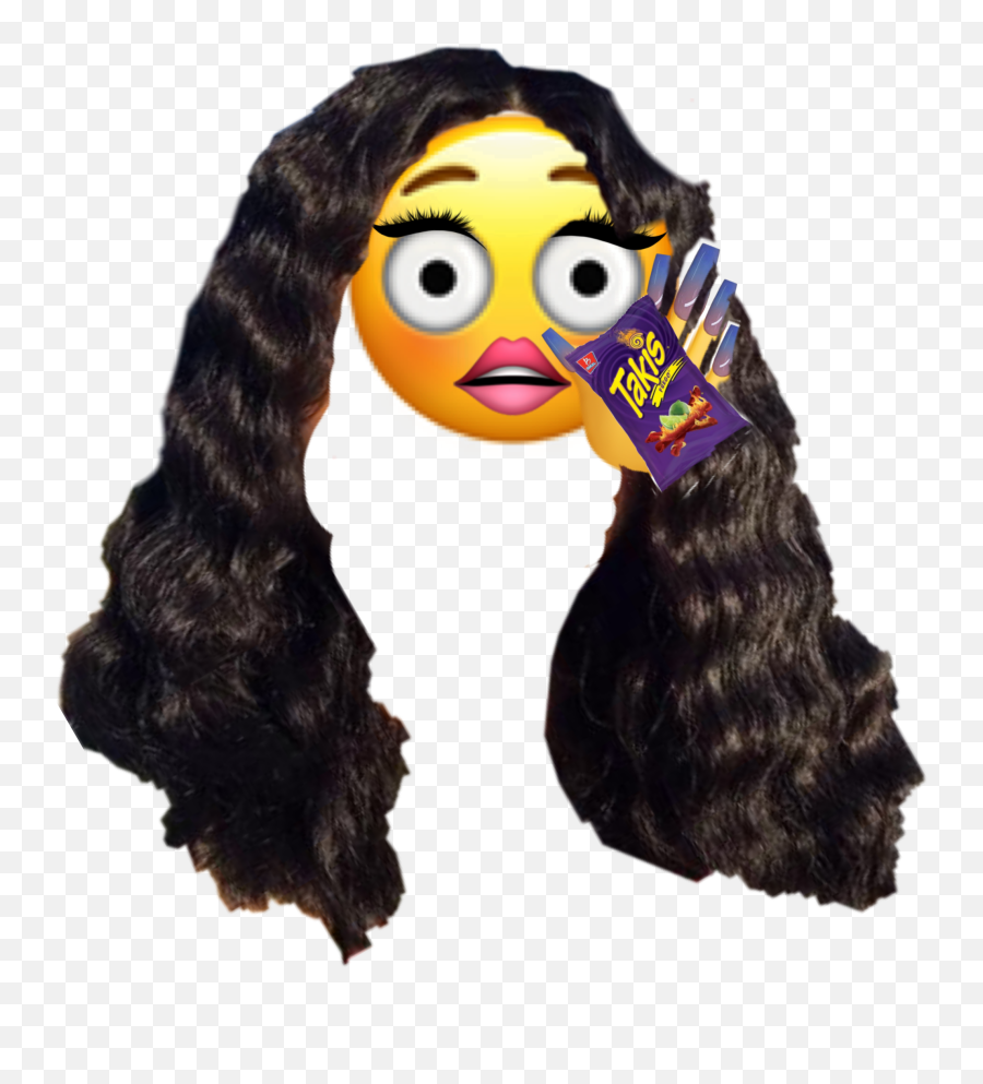 Latina Emoji Takis Sticker - Hair Design,Emoji Hair Remover