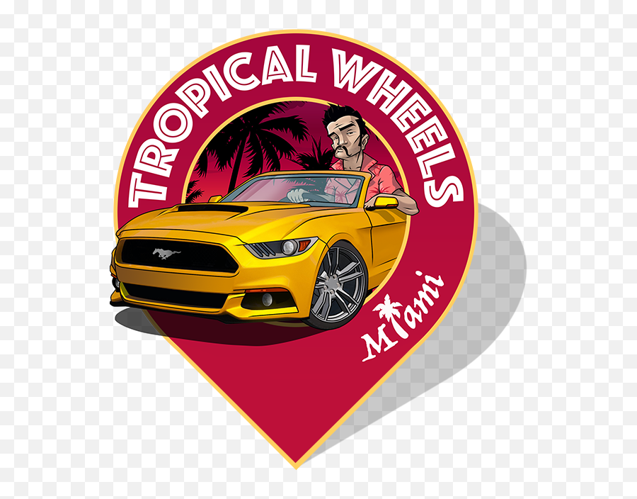 Tropical Wheels U2014 Rent A Car In Miami - Analog Clock With Red Hour Hand And Blue Minute Hand Emoji,Emotions Wheels