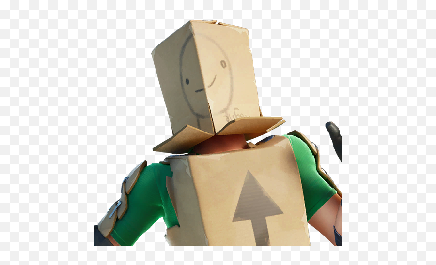 Fortnite Crafted Cardboard Wrap - Esportinfo Boxer Fortnite Png Emoji,Cardboard Emojis