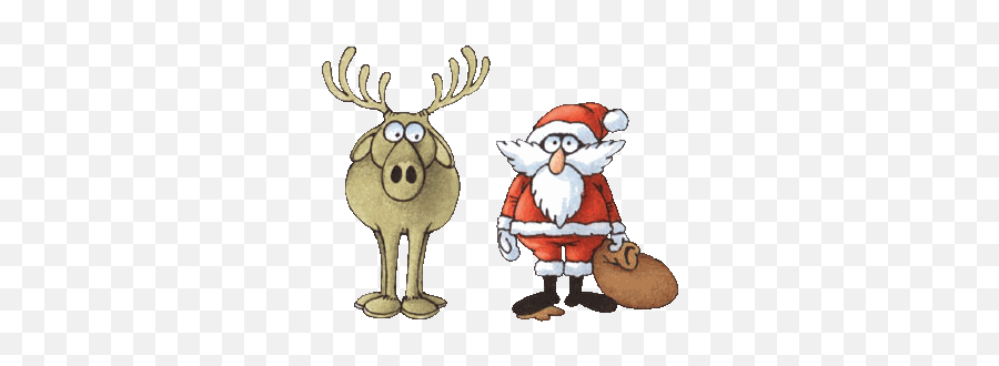 1322gif Funny Christmas Images Funny Christmas Cartoons - Gif Animation Gif Jul Humor Emoji,Santa Animated Emoticon