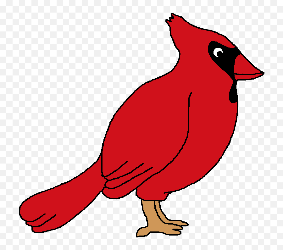 Red Clipart Cardinal Red Cardinal - Cardinal Clip Art Emoji,Cardinals Emoji