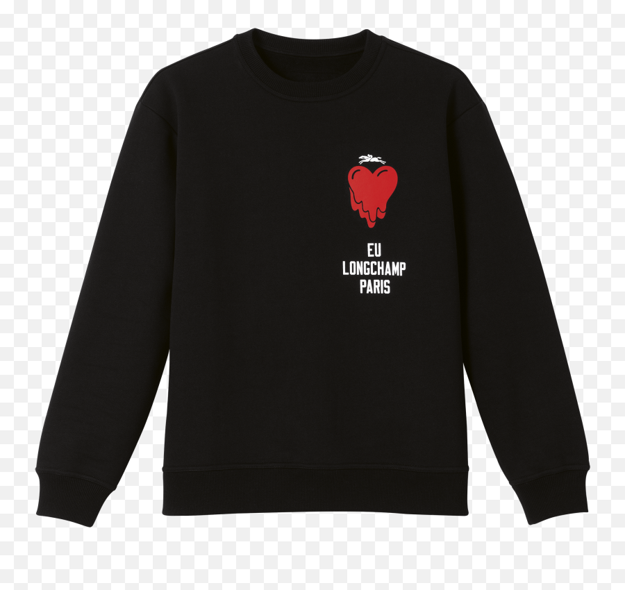 Sweatshirt Longchamp X Eu Black - Long Champ Hoodie Emoji,Emotinally Detached But Wear Emotion On Sleeve