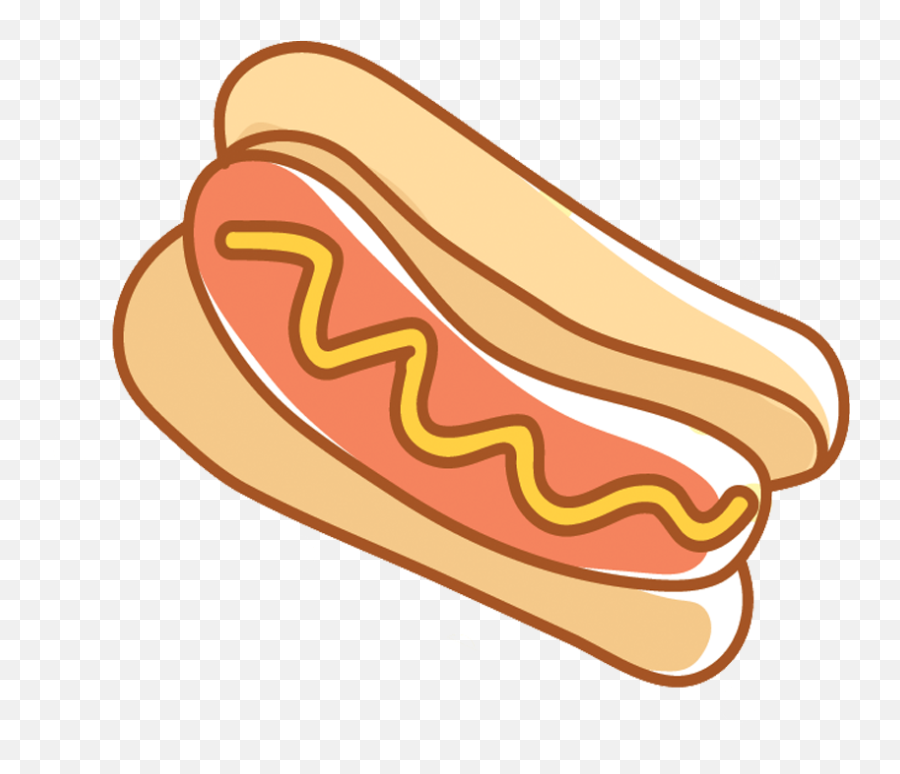 Hot Dog Bun Bread Clip Art - Sausage In Bread Clip Art Png Clipart Sausage In Bread Emoji,Hot Dog Emoji
