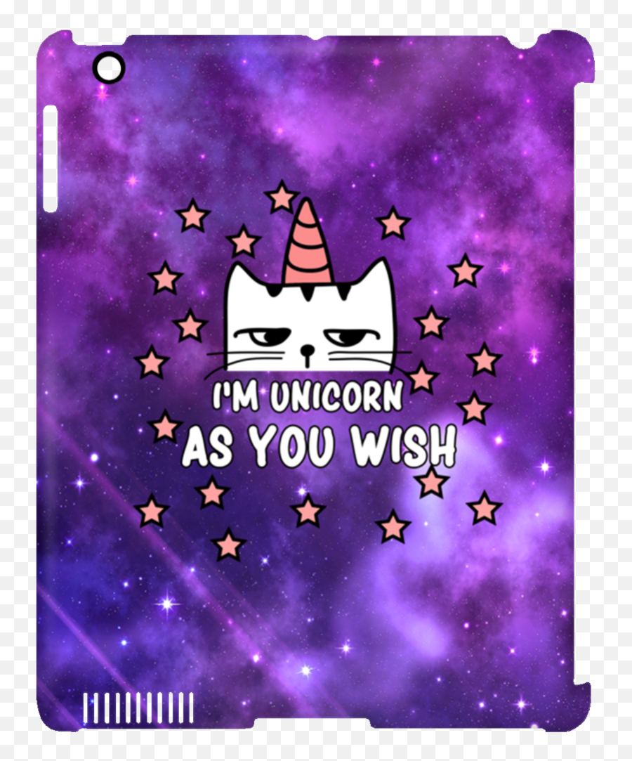 Unicorn As You Wish Cat Tablet Cover - Im Unicorn As You Wish Emoji,Emoji Tablet Covers